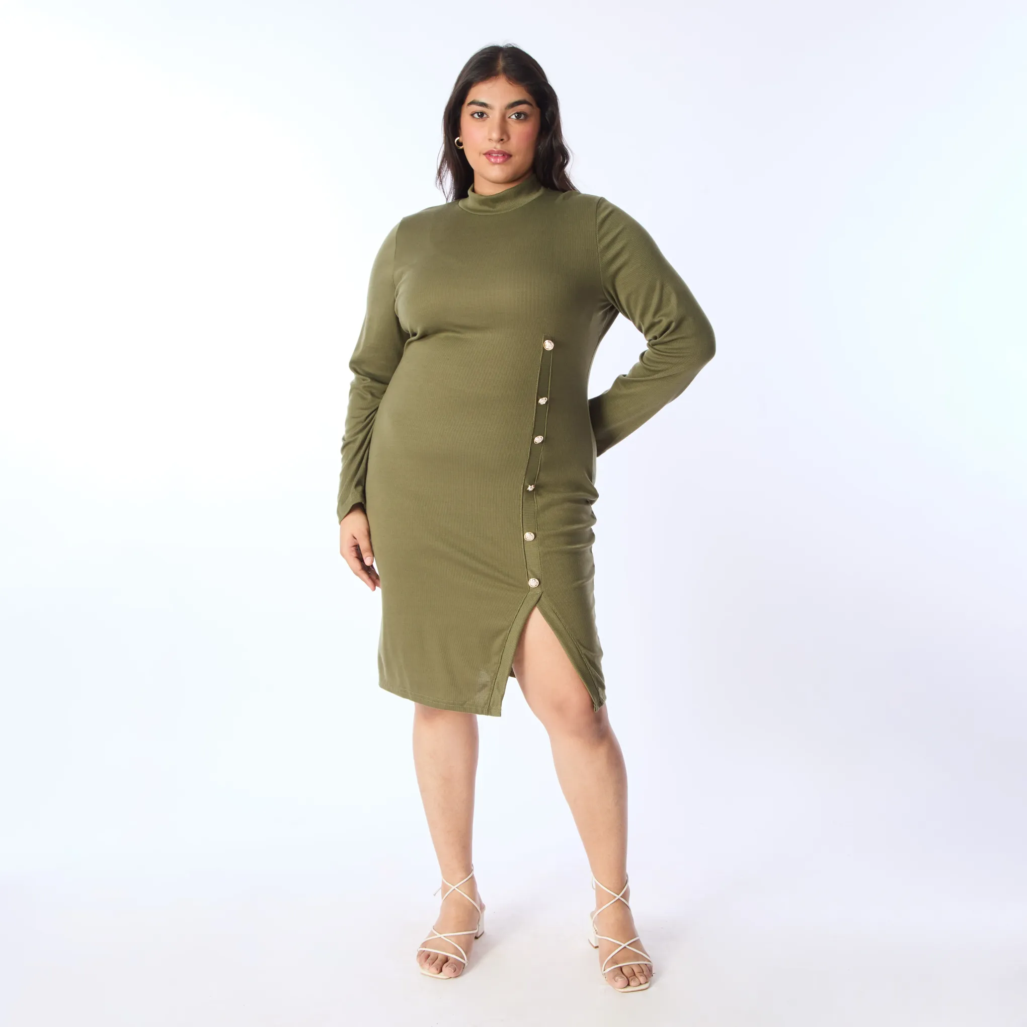 Abo Midi Da Donna In Maglia Di Cotone – MC2 Saint Barth - Foto 2