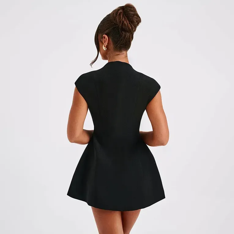 mini black dress amazon Ocean Boulevard Plunge Mini Dress Black