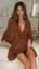 Front Tie Mini Dress
