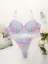 Multi Lace Half-Coverage wired Matching Set