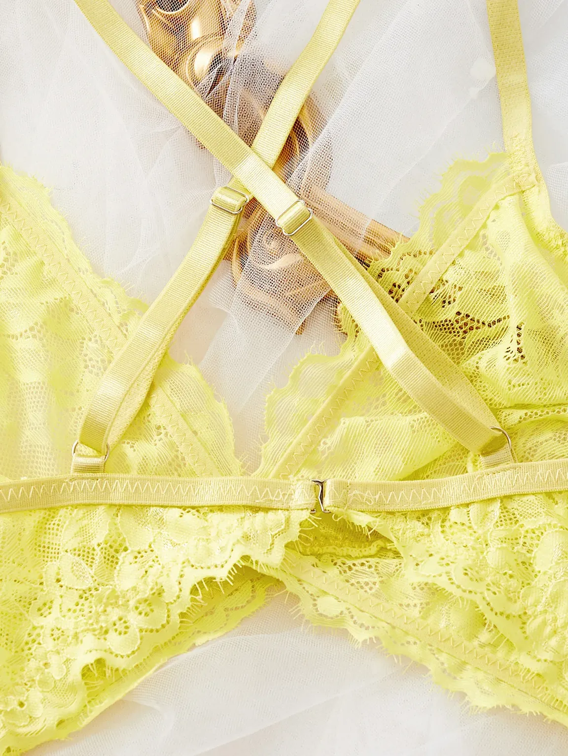 美品　YELLO　 NANED LACE UPMULES 美品YELLO NANED LACE UPMULES