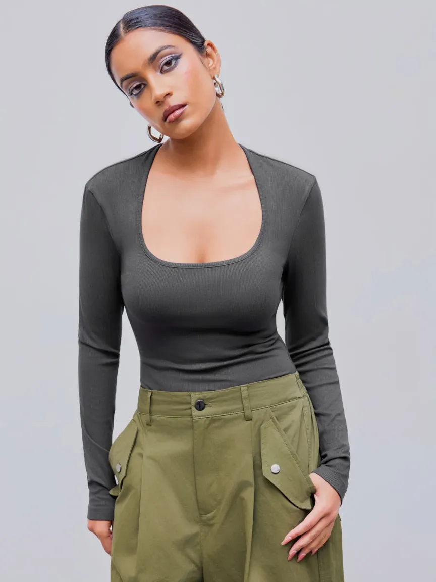 Boat Neck Blouse - NEWME