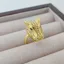 Imitation Gold Animal Shaped Embellished Ring