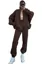 Brown Solid Winter Co-Ords