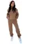 Brown Solid Winter Co-Ords