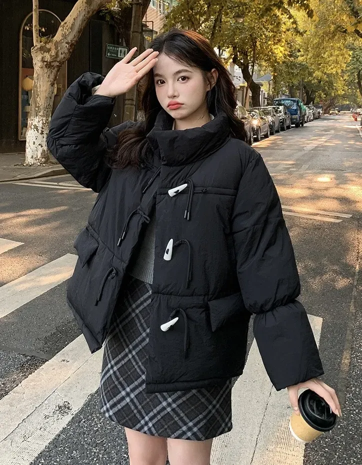 puffer tie jacket