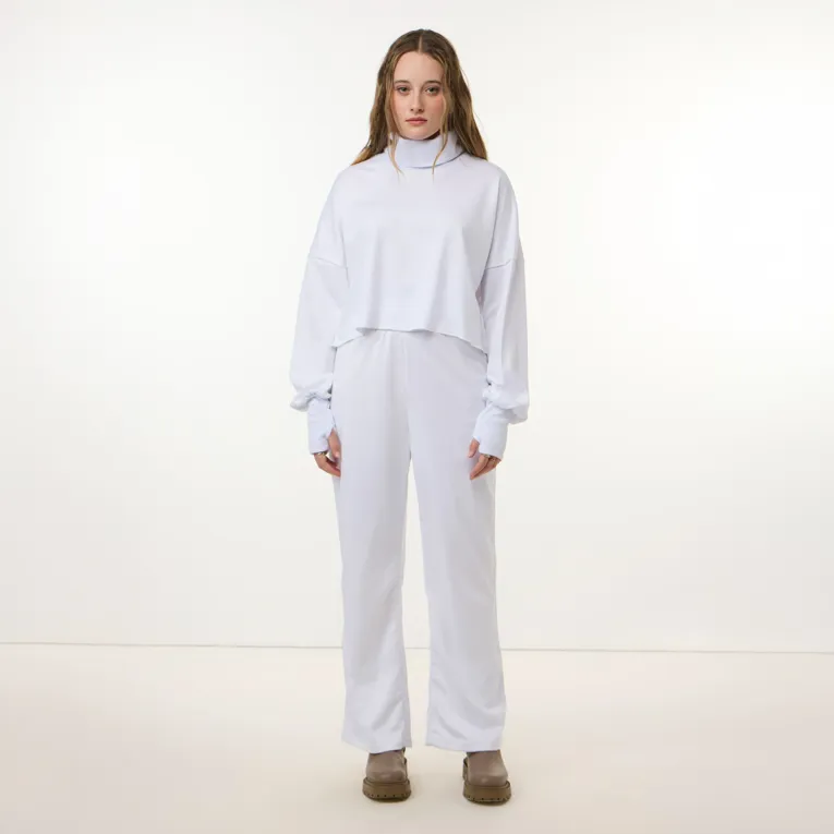 Solid Color Spandex Winter Co-Ord Set - Image 1