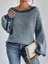 Blue Striped Boat Neck Sweater
