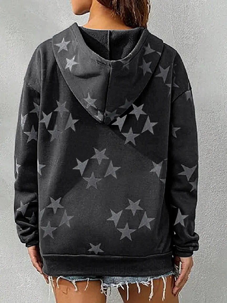 ●新品●大人気NKNIT♡pattern pullover sweat⓪size PRINTED JOGGING SWEATSHIRT AND JOGGER SET - Pearl gray
