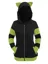 Black Neon Color Blocked Hoodie Sweatshirt