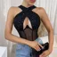 Black Polka Dot Corset Bodysuit