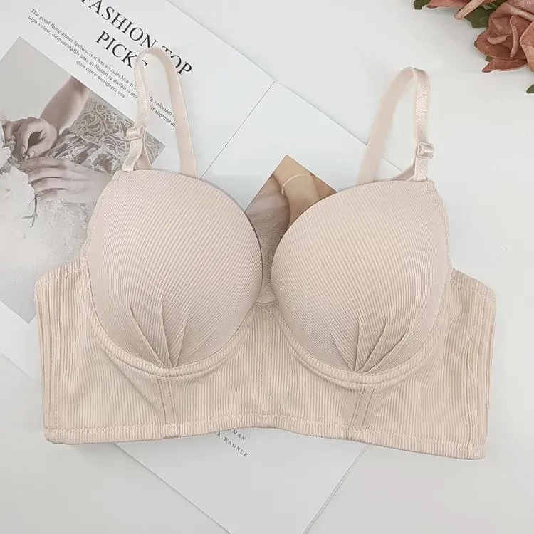Nude Solid Push Up Bra - Image 1