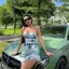Tie Dye Fit Flare  Micro Mini Dress