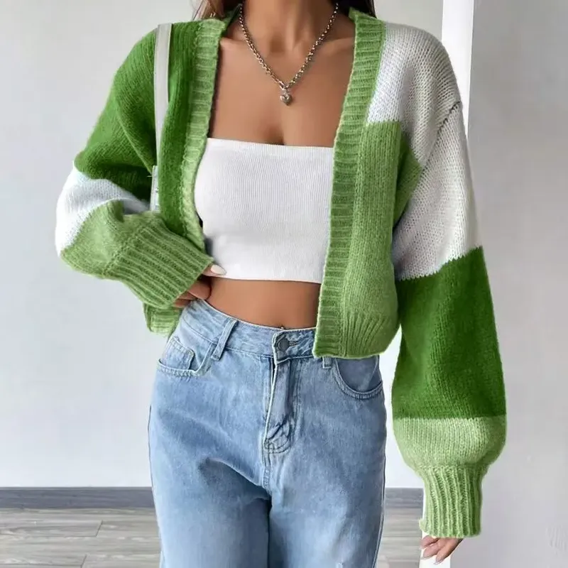 トップス DAMEGE PIGMENT KNIT CARDIGAN Twist Pattern Two Way Zipper Knit Cardigan CD20 - Korean