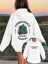 White Graphic Hooded Sweatshirt