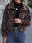 Brown Leopard Fur Jacket