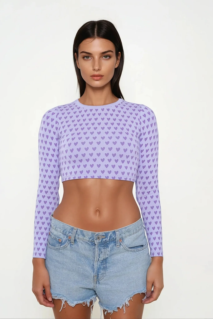 Aop Crop Top - Image 1