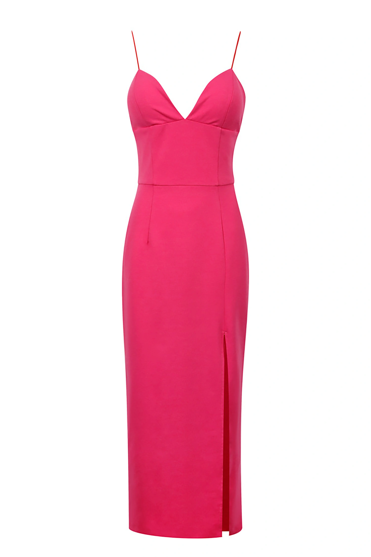 Sling Long Thigh Slit Midi Dress