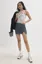 Dark Grey Mini Bodycon Skirt