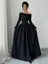 Black Off Shoulder Maxi Dress