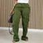 Olive Pocket Detailing Oversized Trouser