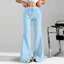 Light Blue Bootcut Fit Trackpant