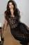 Black Backless Lace Maxi Dress