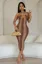 Cut Out Snake Print Bodycon Dress