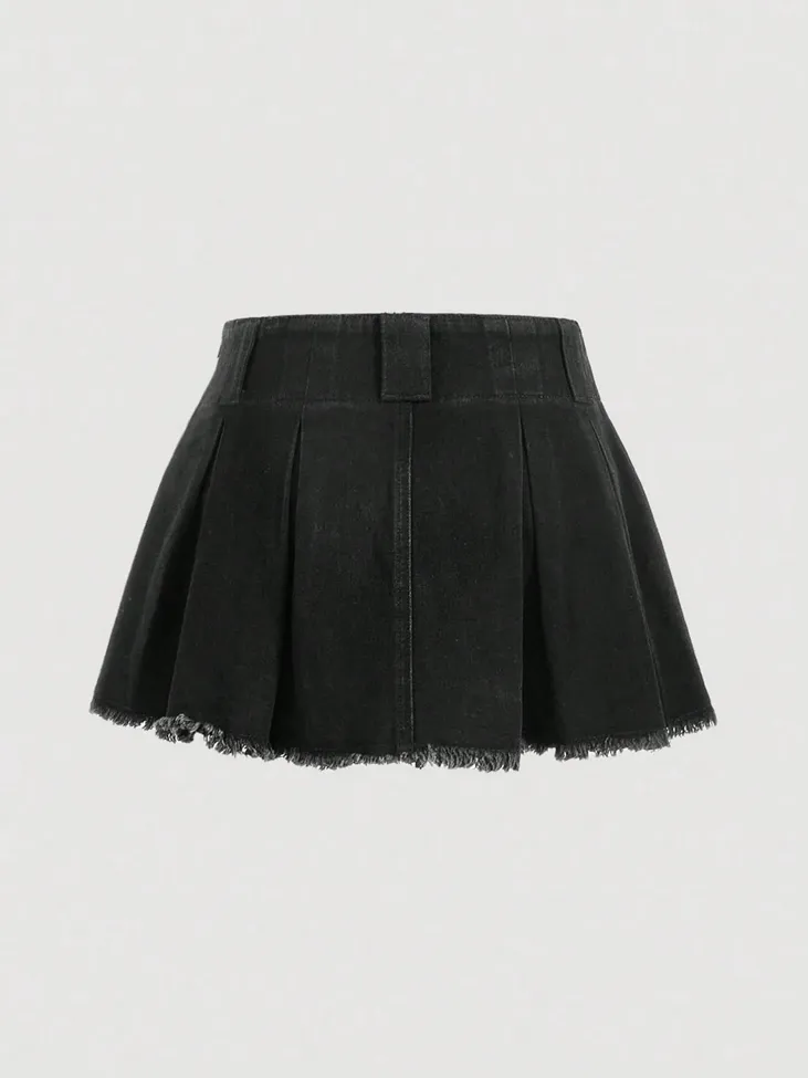 ★ MISEKI SEOUL★ Flare long skirt CHARCOAL MSK252SK06CH Misekiseoul - SHOP - 미세키서울