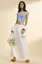 White Solid Tiered Skirt