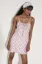 Checkered Sleeveless Mini Dress