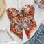 Multicolor Floral High Low Top