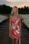 Red Abstract Mini Dress