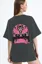 Grey Graphic Oversized Tshirt