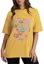 Yellow Oversized Graphic Print Tshirt