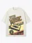 Off White Oversized Graphic Print Tshirt