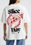White Oversized Graphic Print Tshirt