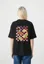 Black Oversized Graphic Print Tshirt