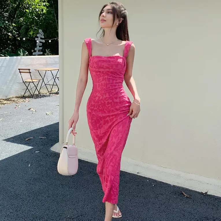Textured Sleeveless Mini Dress - Image 1