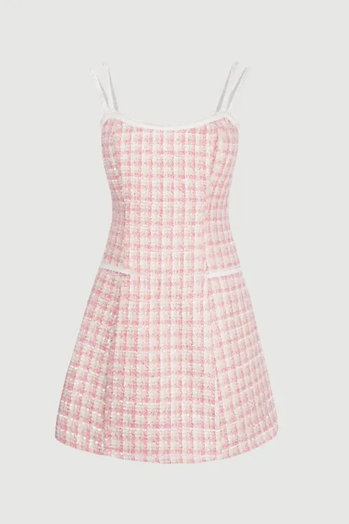 ワンピース andmary AM1289 Becky check mini dress ANDMARY】Becky check mini dress