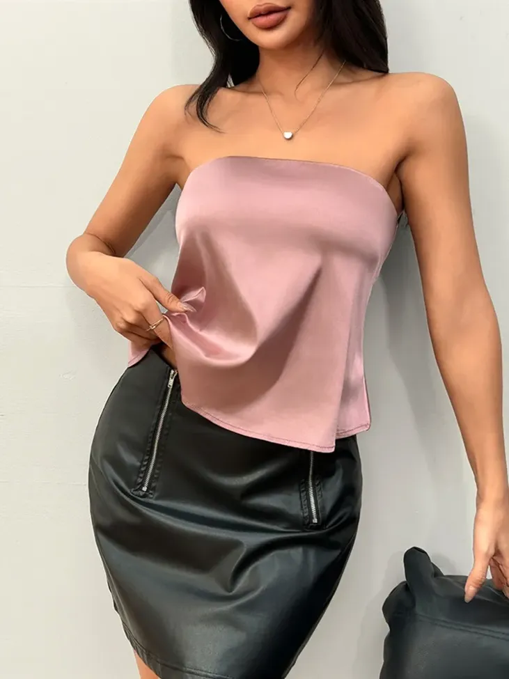Light Pink Tube Top - Image 1