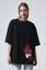 Black Graphic Oversized Tshirt