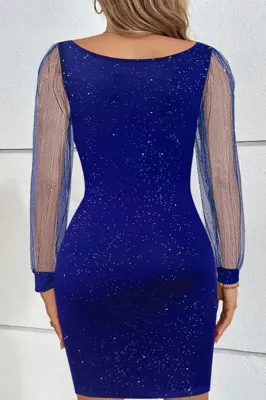 neume様♡専用ページ Royal Blue Bodycon Midi Dress - NEWME