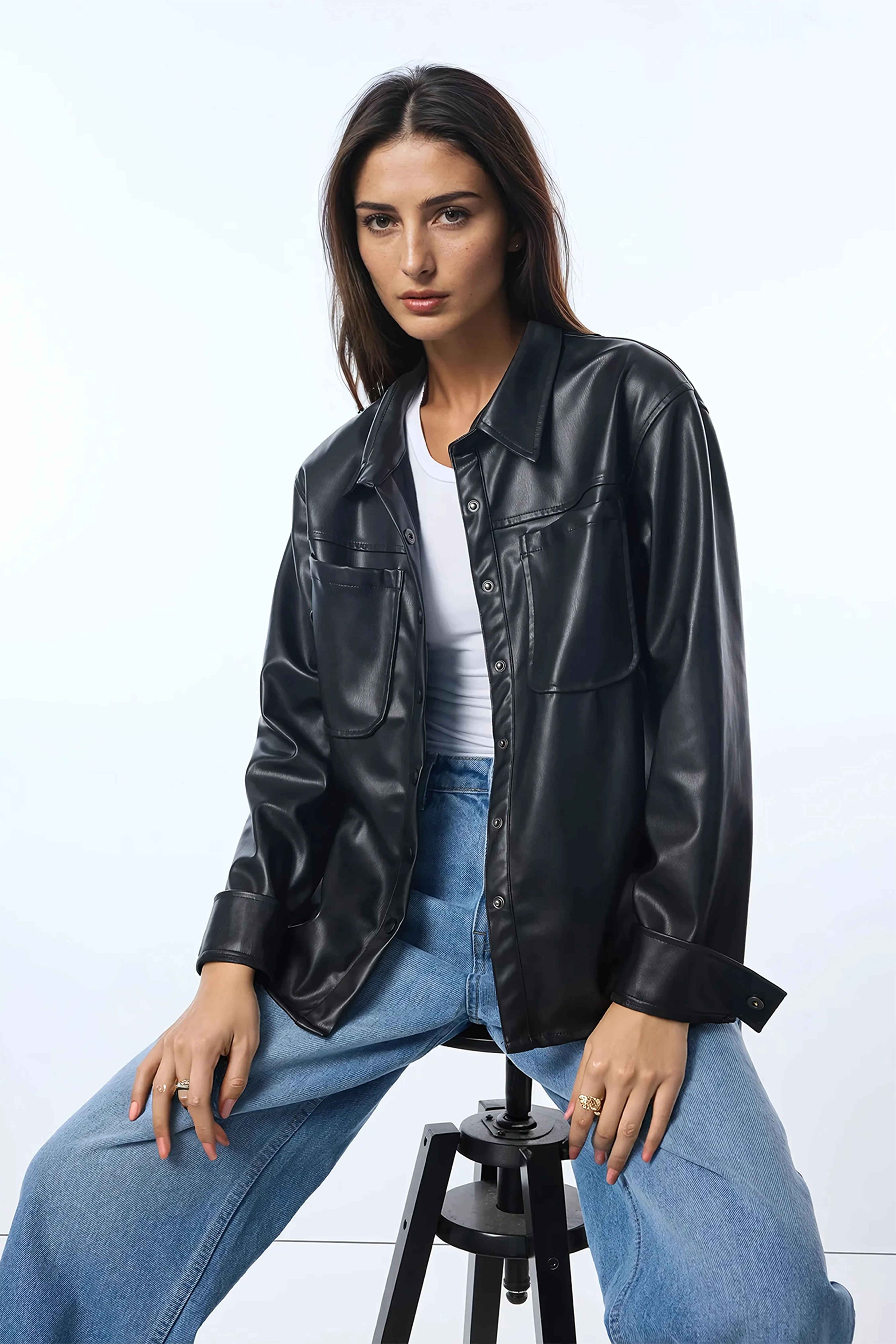 ジャケット・アウター Nasngwam CP LEATHER JACKET BLACK M Nasngwam. ナスングワム / ATAVISM LEATHER JACKET アタビズム