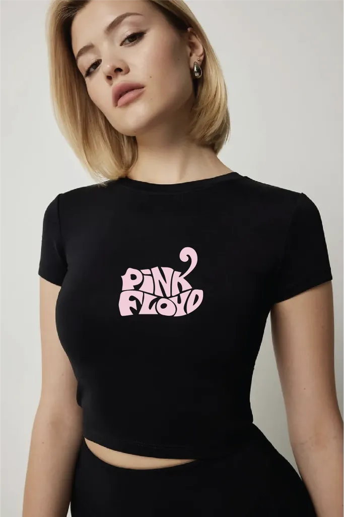 Black Typography Crew Neck Tshirt - Image 1