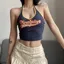 Printed Halter Neck Top