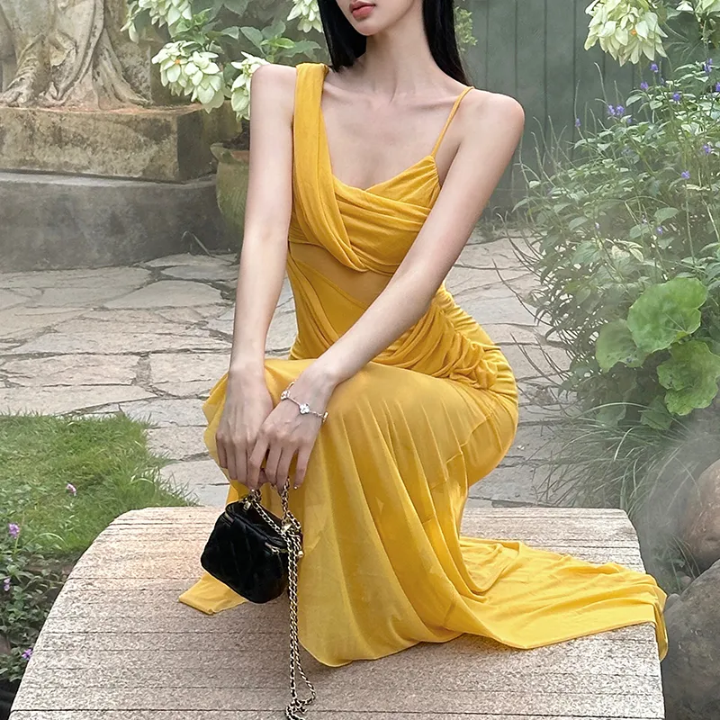 Phase Eight* Yasmina プリーツ メタルベルト マキシドレス NM-IN-56-DRS-24-SEP-9113-
