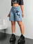 Blue Graphic Regular Shorts