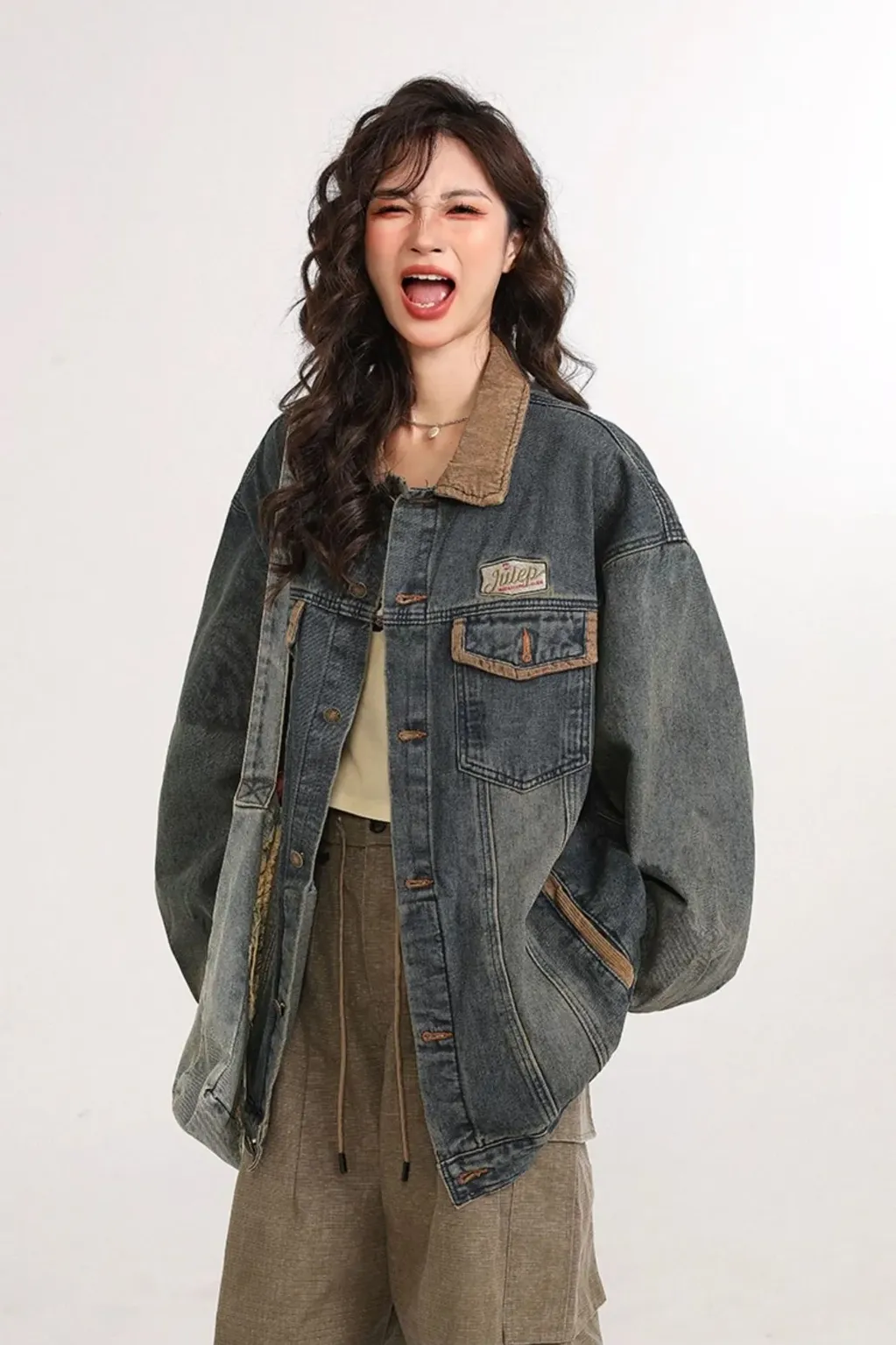 25SS 片PK DENIM VINTAGE BLUE size1 MAATEE&SONS (マーティー