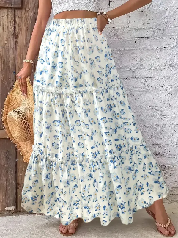 PRL X Naiomi Glasses★Floral Maxi Skirt★人気早期完売 PRL X Naiomi Glasses☆Floral Maxi Skirt☆人気早期完売 (POLO